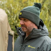 Ridge Monkey APEarel ThermaPro Waterproof Bobble Hat Green